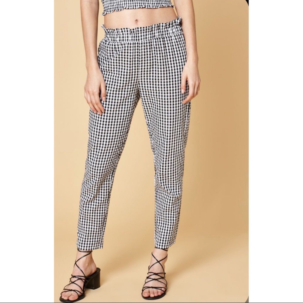 Gingham Kendel and Kylie pants